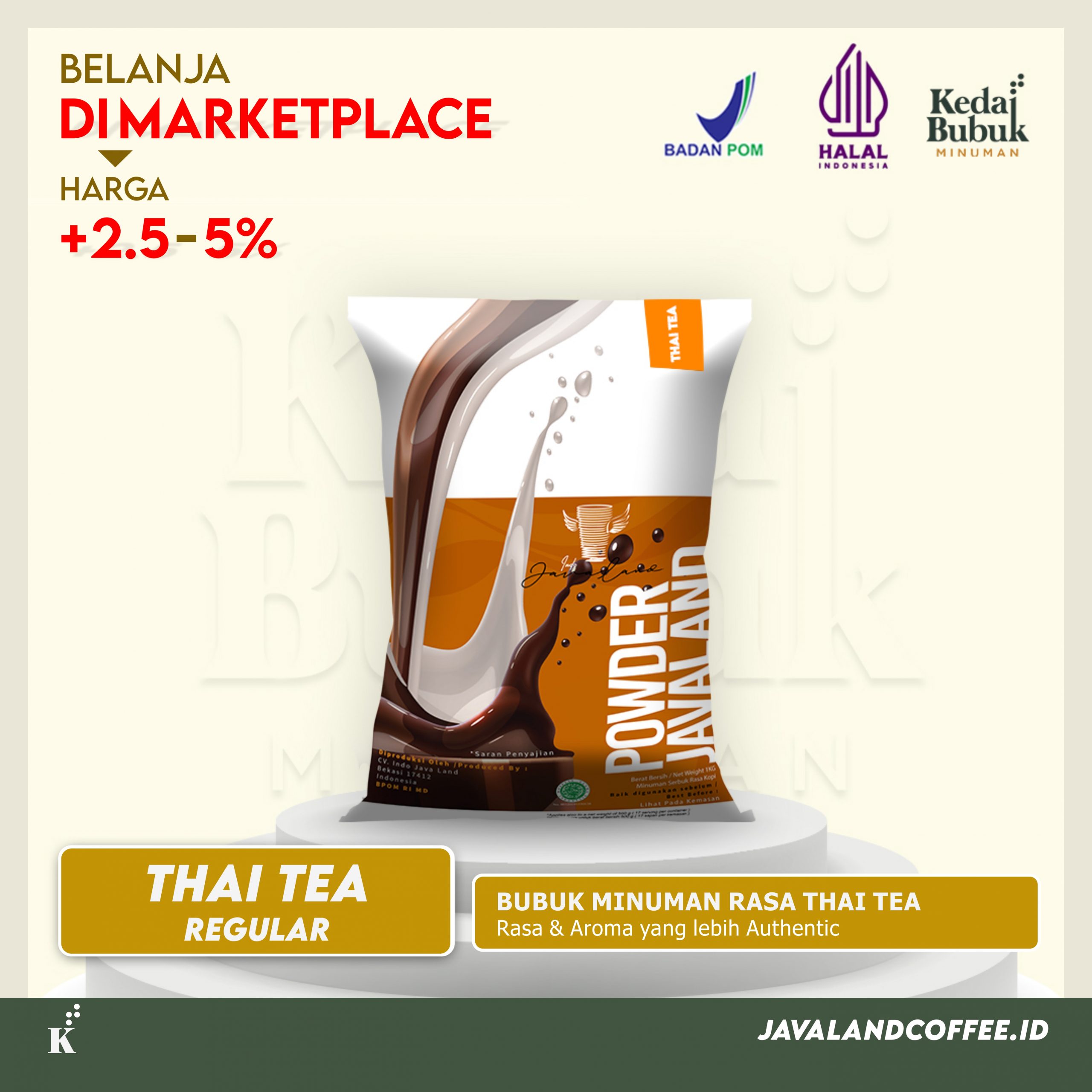 Bubuk Reguler Thai Tea - CV. Indo Javaland